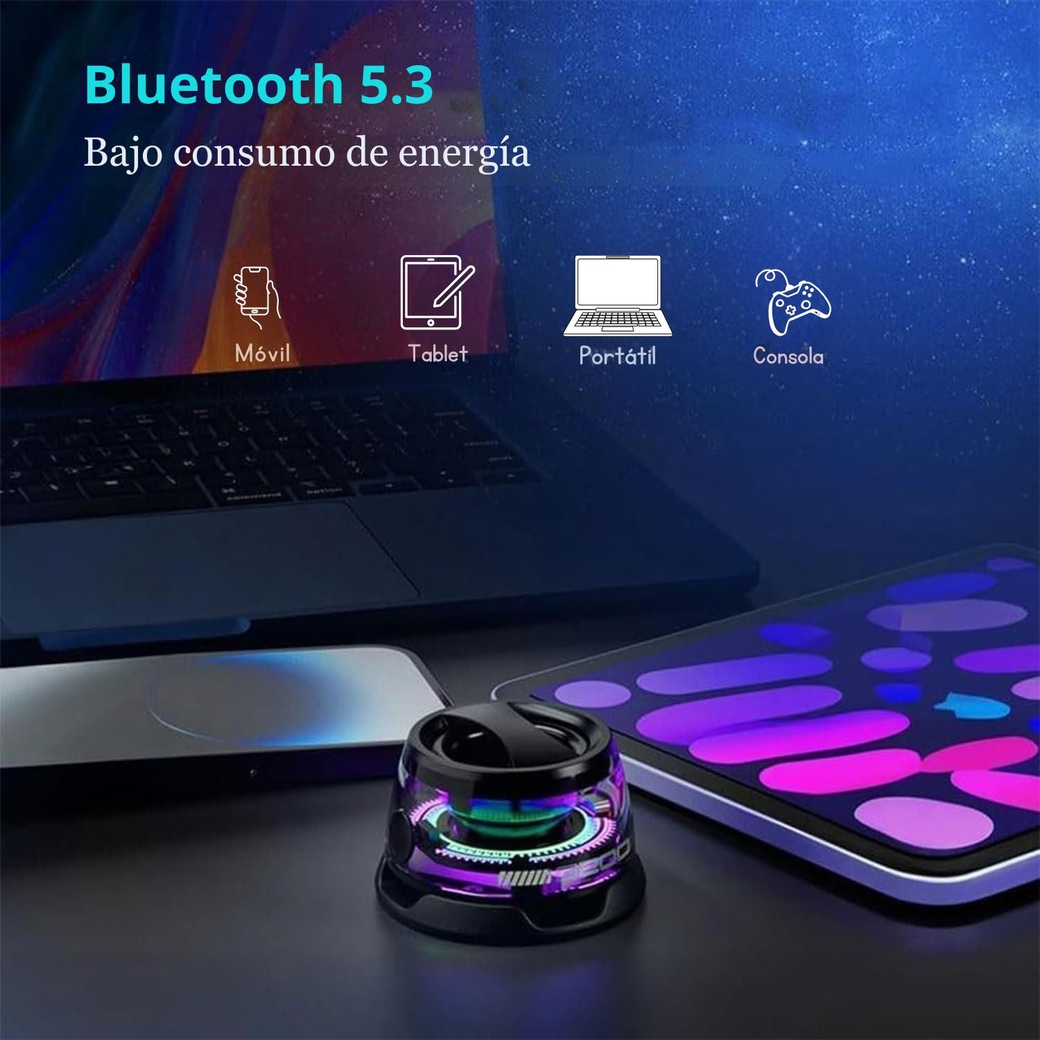 Altavoz Bluetooth Magnético Ónix