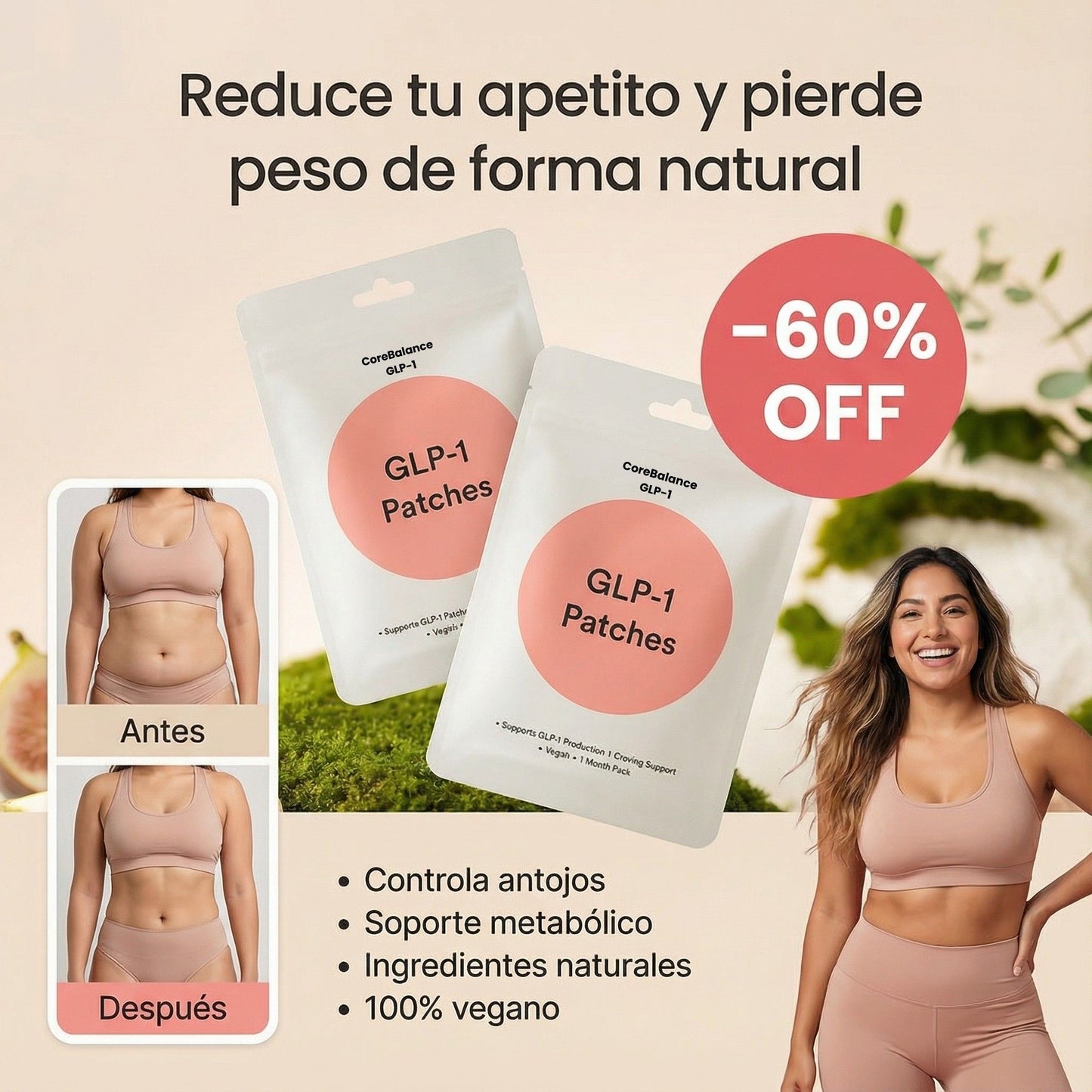 CoreBalance GLP-1™ – Controla tu apetito y mejora tu metabolismo.